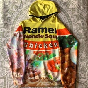 Unisex Ramen Noodle Chicken Sweatshirt Hoodie